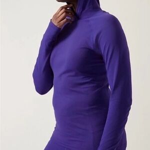 Athleta Momentum Vibrant Purple Hoodie